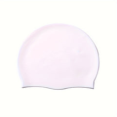 Unisex Silicone Swim Cap Waterproof Comfortable Swimming Cap