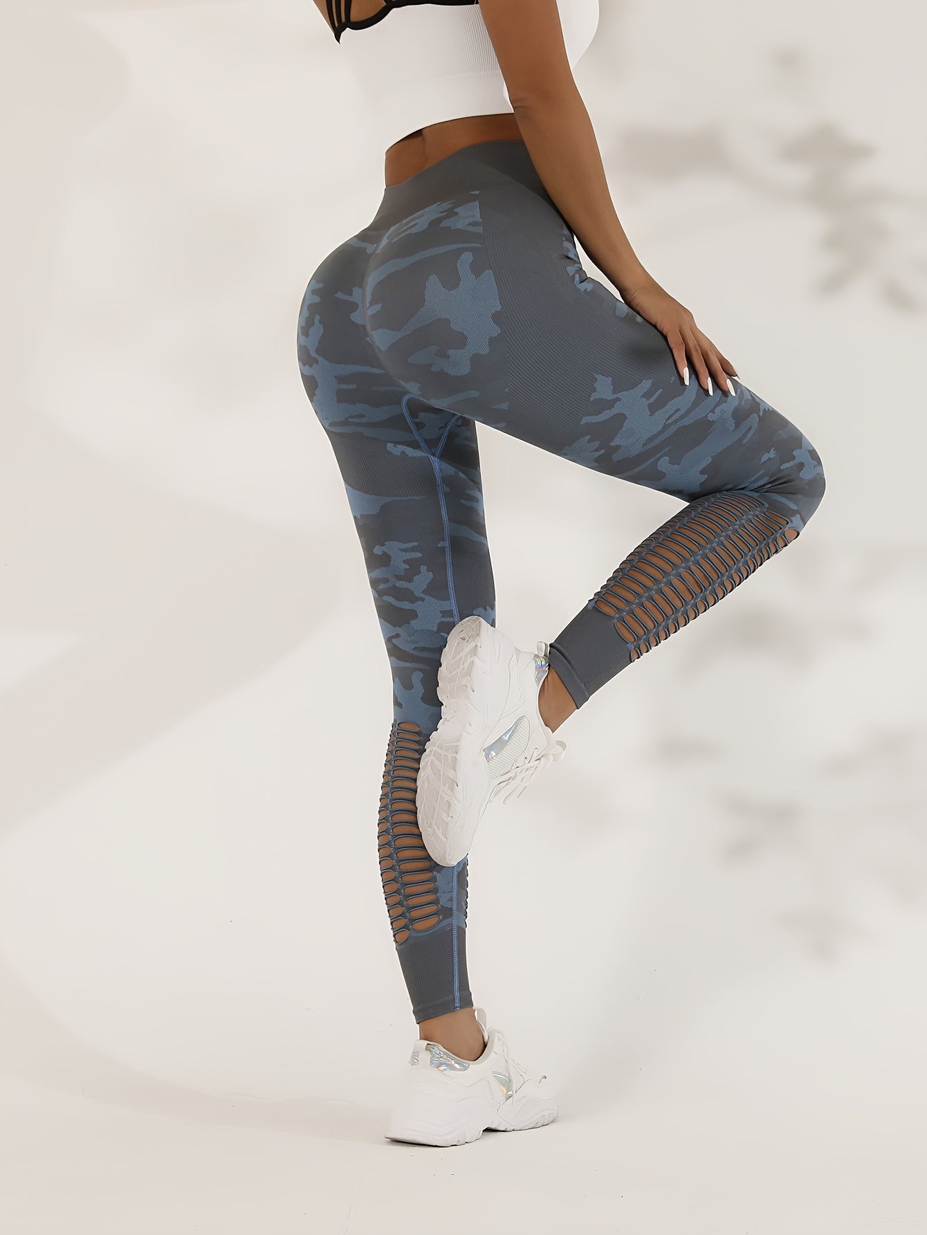 Camo Yoga Pants High Waist Butt Lifting Leggings