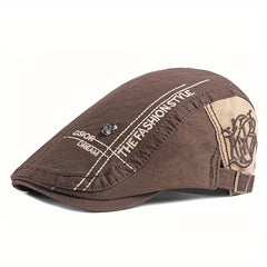 Adjustable Retro Newsboy Cap for Men Women