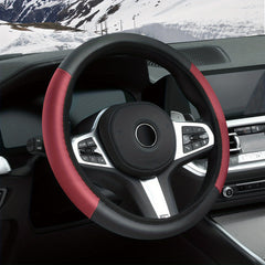 Colorful Car Steering Wheel Cover Anti Sweat Blocking Leather Universal