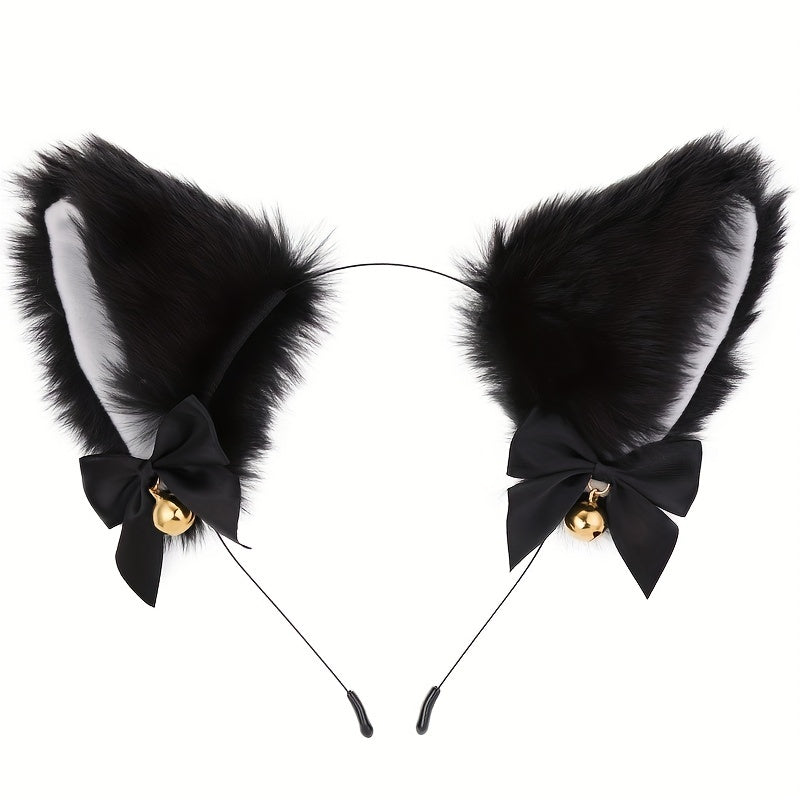 Plush Cat Ears Headband Anime Cosplay Hair Hoop