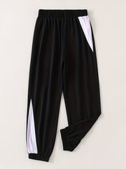 Girls' Colorblock Sweatpants Active Jogger Pants For Kids
