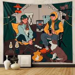 Tapestry Hanging Cloth Wall Hanging Bedroom Living Room Study Decoration