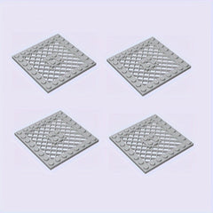 Building Block Set Watchtower Base & Ceiling Wall Fence for Youngsters