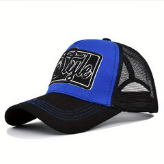 Embroidered Baseball Cap Adjustable Peaked Curved Brim Sun Hat