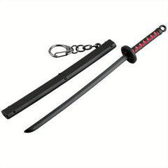 Mini Toy Samurai Key Chain Metal Sword Keychain Model Alloy Keychain For Men