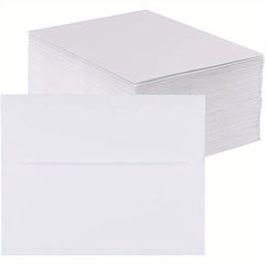 100 Packs Blank Envelopes Peel & Seal Square Flap for Invitations Greeting Cards
