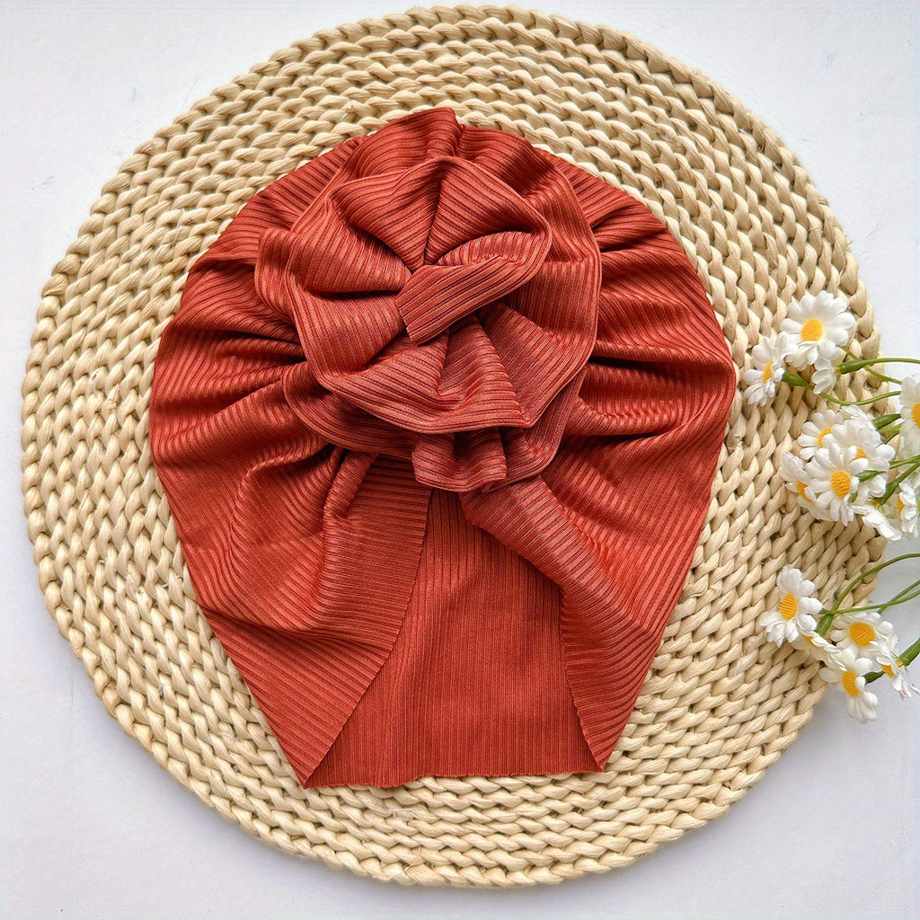 Baby Spring Summer Thin Headband Soft Big Flower Baby Hat For Newborns
