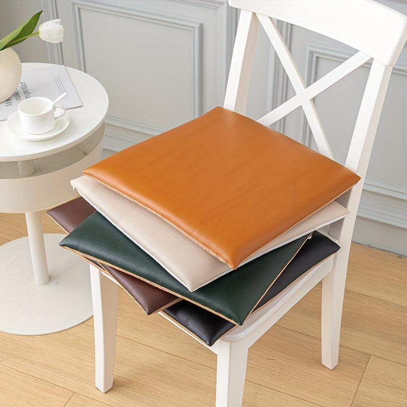 Leather Stool Cushion Waterproof Soft Resilient Thickened Melt-blown Interlayer