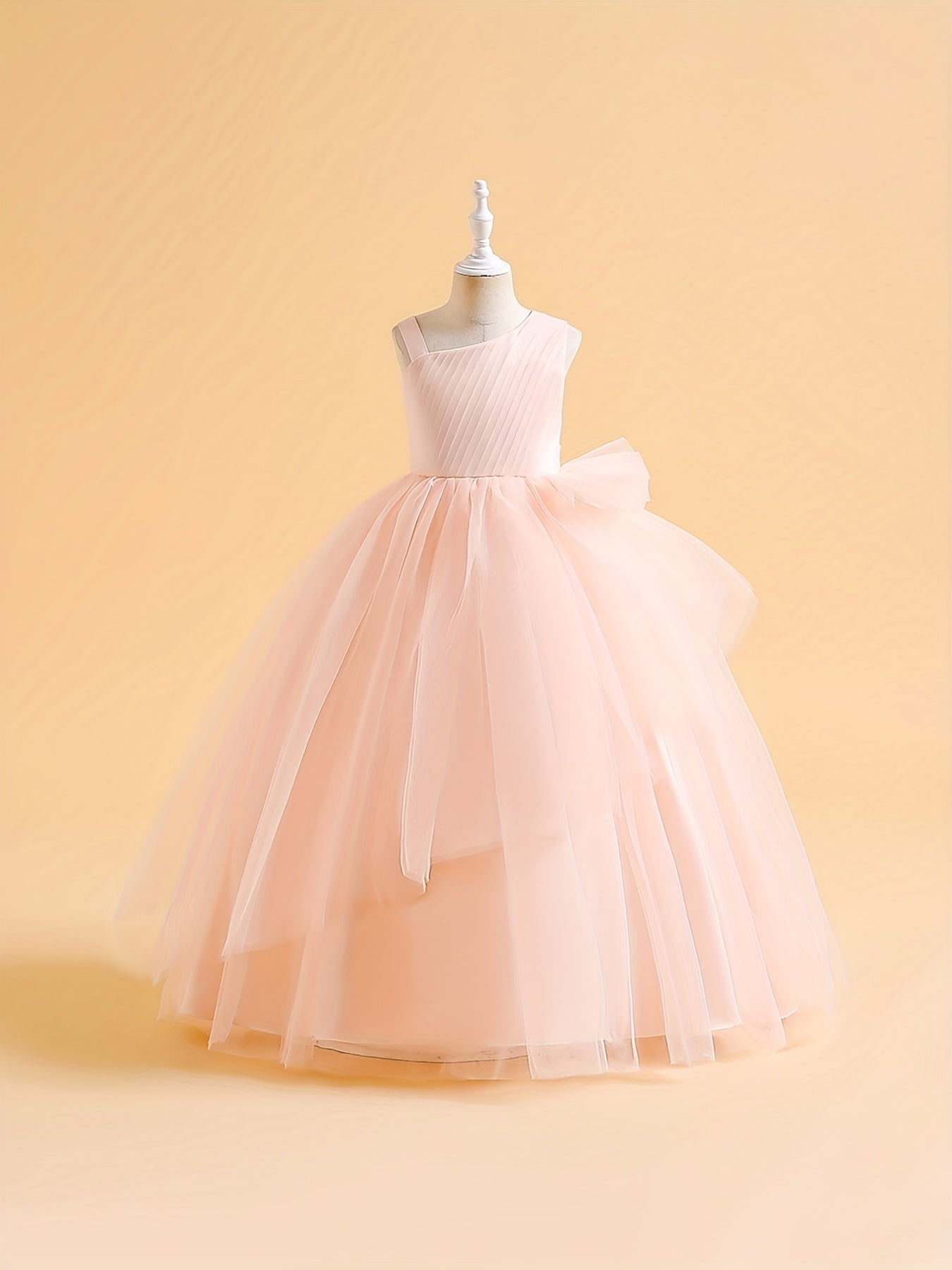 Girls Mesh Puffy Princess Dress Gown For Party or Wedding