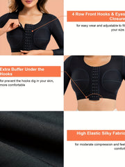 Women's Arm Shaping Compression Top With Bra Posture Corrector
