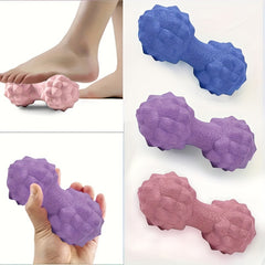 Peanut Massage Ball TPE Handheld Yoga Massage Ball for Shoulder Neck Back