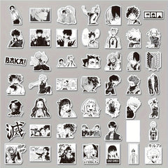 100pcs Anime Stickers Pack Waterproof Vinyl Laptop Water Bottle