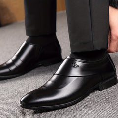 Men's Slip On Formal Shoes Wear resistant Non Slip Smart Casual Shoes