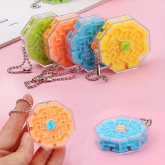 3D Stereo Beads Maze Toy Keychain Gift Men Women