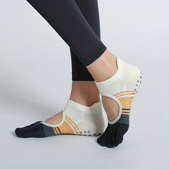 Non-slip Block Yoga Socks - Gripper Socks for Pilates