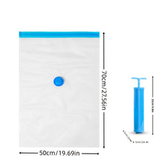 3Pcs Vacuum Compression Storage Bags Clothes Sweaters Blankets Quilts with Pump