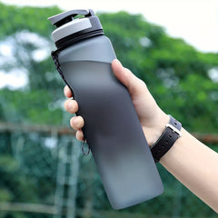 1000ml Leak Proof Water Bottle with Slogan Graphic