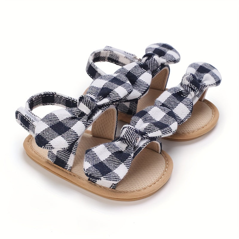 Baby Girls Bowknot Sandals Lightweight Anti Slip