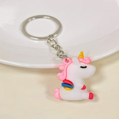 Cartoon Unicorn Keychain For Men - Backpack Gift
