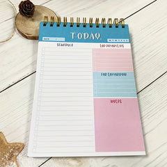 Office Memo Pad Double Coil Sticky Note Notebook Planner Journal