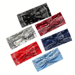 Non slip Yoga Sports Headband Elastic Soft Hair Bands For Workout