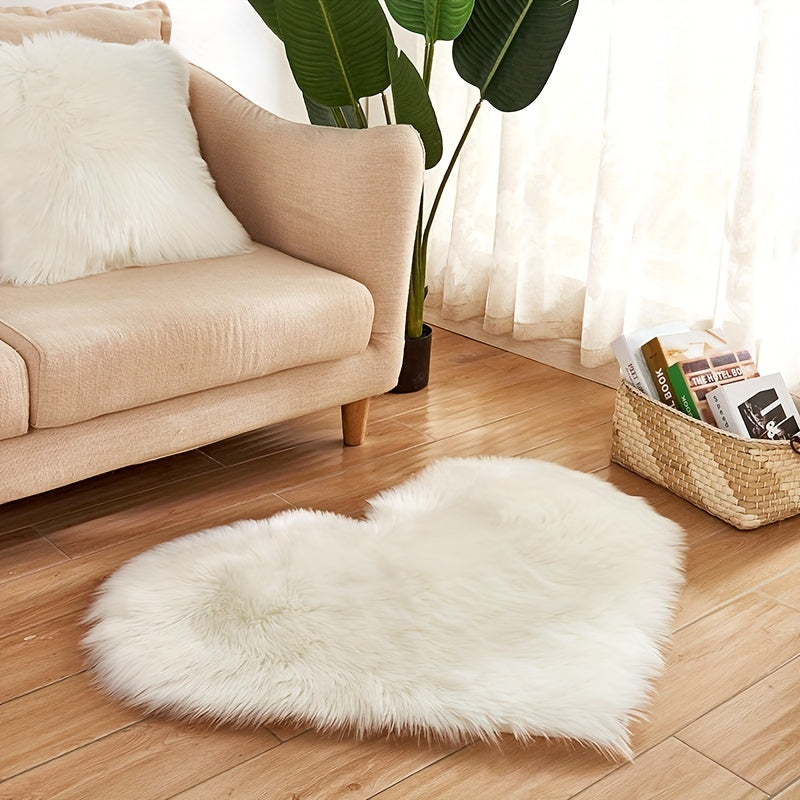 Heart Shaped Area Rug for a Cozy Home