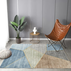 Nordic Style Cashmere Geometric Rug Large Area Rug Living Room