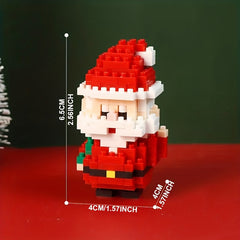 Santa Snowman Xmas Tree Building Blocks 3D Assembly Toys