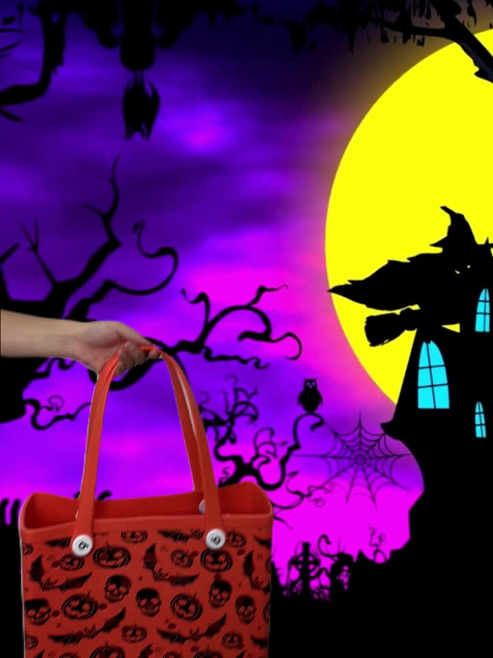 Halloween Sport Rubber Bag Waterproof Shoulder Bag