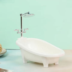Retro Mini Bathtub Faux Furniture for Bathroom Decor