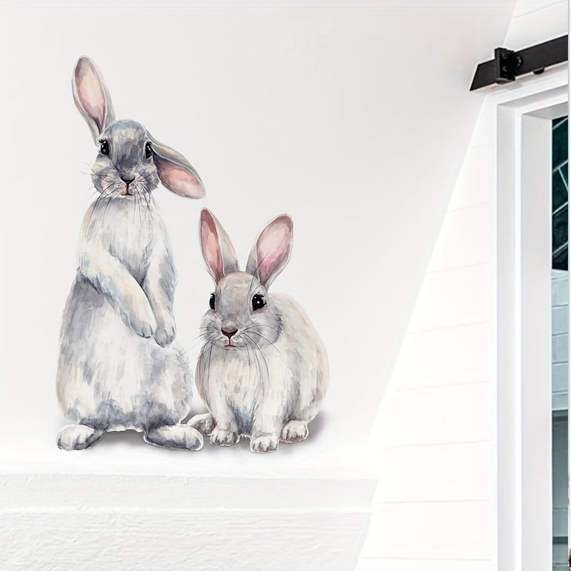 Cute Rabbit Wall Sticker 30x40cm