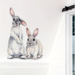 Cute Rabbit Wall Sticker 30x40cm