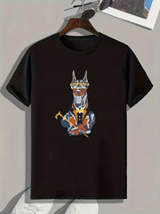 Dog Print Men's Graphic T shirt Casual Comfy Tees For Summer Mens Clothing