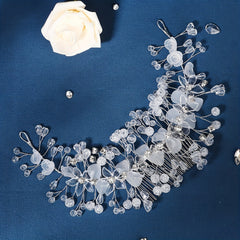 Crystal Headband with Comb Bridal Hair Accessories