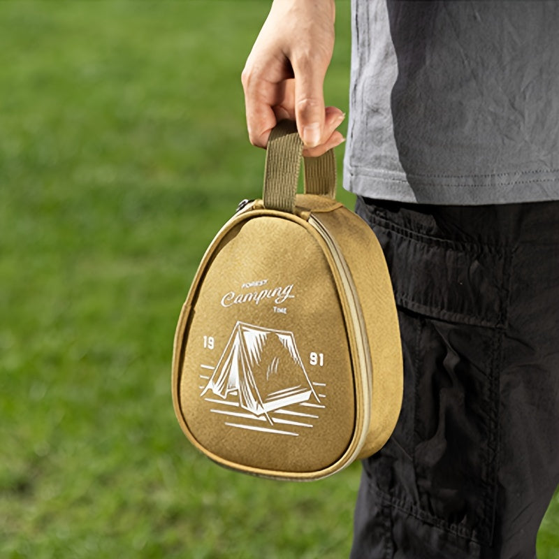 Outdoor Snow Bowl Storage Bag Large Capacity Tableware Handbag