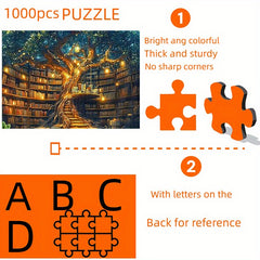Fantasy Library Jigsaw Puzzle 1000pcs for Adults