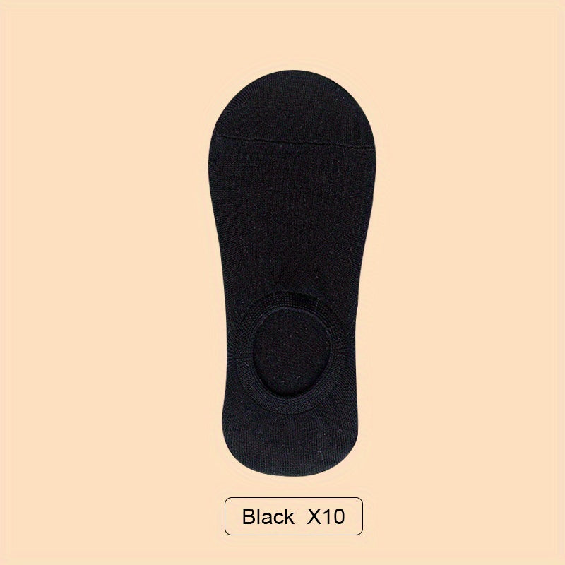 10 Pairs Soft Lightweight Boat Socks Women's Stockings