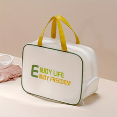 Large Capacity Portable Toiletry Bag with Dry and Wet Separation