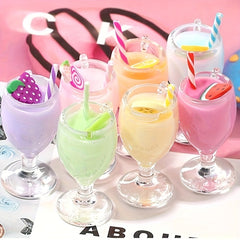 4pcs 1/6 Scale Dollhouse Food Fruit Drink Bottles Miniature Toy