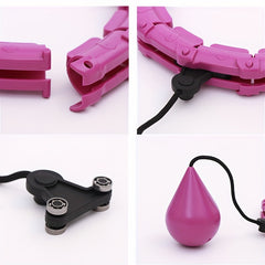 Detachable 24 Sections Fitness Hoop Solid Ball Pilates Workout Equipment