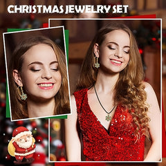 170 340pcs Christmas Jewelry Set for Making with Charms Hooks Ropes Rings