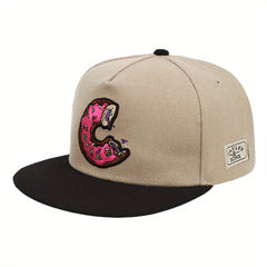 Men's Hip Hop Flat Brim Hat Baseball Cap