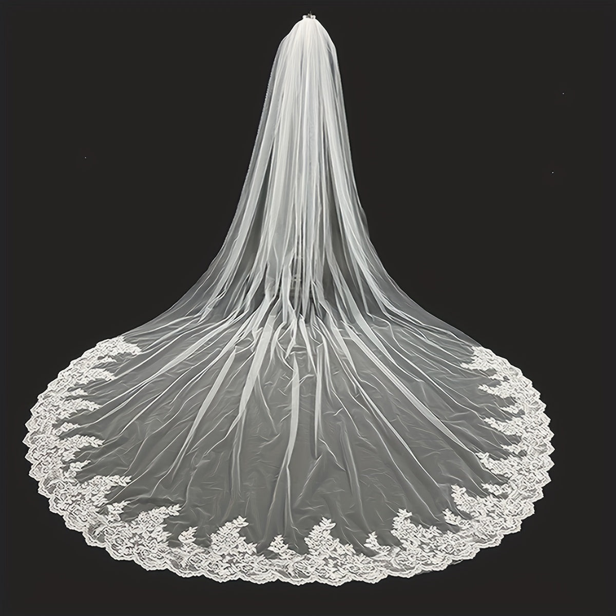 Baroque Wedding Veil Cathedral Long Veil