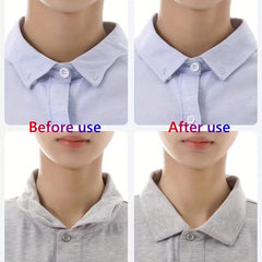 20 Pcs Collar Shaping Patch Shirt Polo Collar Edge Shaper Prevent Warping Rollin