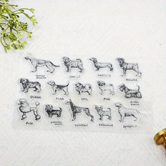 Puppy DIY Silicone Stamp for Crafts
