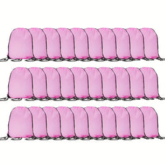 Set of 10-40 Drawstring Backpack Sports Bags for Gym & Outdoor