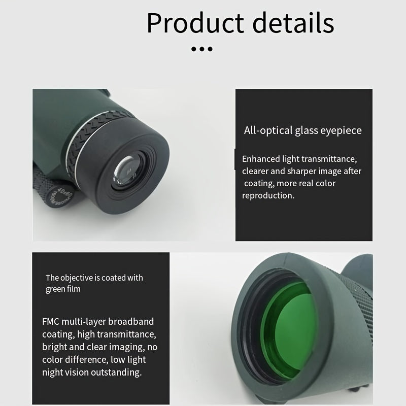 High Power HD Monocular Set for Outdoor Activities