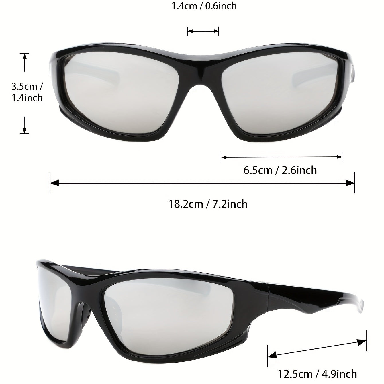 Silver Future Sense Y2K Men's Cycling Goggles