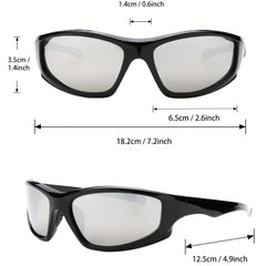 Silver Future Sense Y2K Men's Cycling Goggles